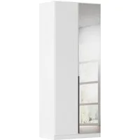OTTO home Drehtürenschrank Kleiderschrank Schrank Garderobe AGORDO mit Dekor- oder Hochglanzfront (in zwei Griff-Farben, Breiten 91-405 cm) durchdachte Innenausstattung, in 8 Breiten und 2 Höhen MADE IN GERMANY