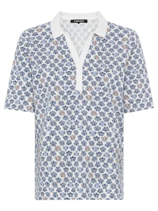 Olsen - Polo Shirt Short Sleeves white - Gr. - 40