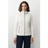 Barbara Lebek Steppweste moderne Steppweste oder Gilet für Damen in Beige