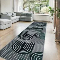 OTTO home Teppich Lysandra, rechteckig, Höhe: 8 mm, 3D-Effekt, softer Kurzflor, pflegeleicht, leichter Glanz, Scandi-Look
