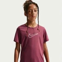 Nike Tanktop Nike One Fitted Big Kids' (Girls) Dri-FIT Short-Sleeve Top für Jugendliche, atmungsaktives Material, schnelltrocknend
