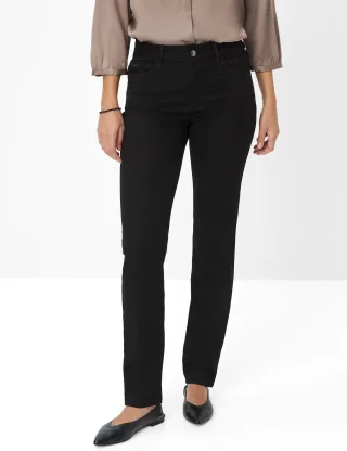Brax Damen Five-Pocket-Hose Style SHAKIRA BLACK, schwarz, Gr. 44K