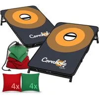 CampFeuer Spielzeug-Gartenset Offizielles Cornhole Spiel Outdoor, Spiel Set mit 2 Boards
