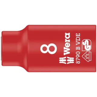 Wera 8790 B VDE Zyklop-Steckschlüsseleinsatz, isoliert, mit 3/8"-Antrieb - 05004952001