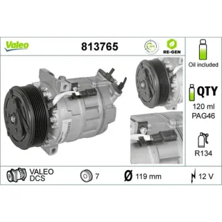 Valeo Klimakompressor 813765 Nissan Primastar Renault Latitude Master Trafic