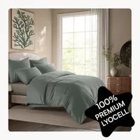 Seralino Bettwäsche Set in Gr. 135x200, 155x220, 200x200 cm, 100% Lyocell (Tencel), Besonders weich & atmungsaktiv – aus natürlichen Eukalyptusfasern