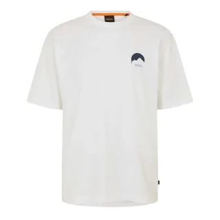 Boss - "HBO Move" T-Shirt für Herren, Regulär (Weiß)