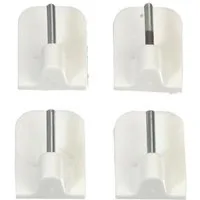 Liedeco Klebeträger, Vitragen-Bistrostangen, (Set, 4-tlg), für Vitragen-Bistrostangen