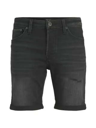 JACK&JONES - JJIRICK JJICON SHORTS GE 977 I.K SN black denim - Gr. - S