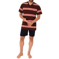 Normann Pyjama Normann Herren Schlafanzug kurzarm Shorty - auch in Übergrössen