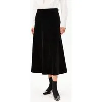 Armedangels Jerseyrock VOLAGAA VELVET Jerseyrock aus Bio-Baumwoll Mix (Slim Fit) Midi