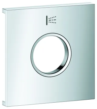 GROHE Metallplatte Grohtherm Aqua Tiles 107171, Symbol: Seitenbrause chrom, 1071710000 1071710000