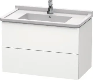 Duravit L-Cube Waschtischunterbau wandhängend Weiß Supermatt 820x469x558 mm - LC626508484 LC626508484