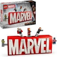 LEGO® MARVEL Logo & Minifiguren (76313), LEGO Super Heroes Konstruktionsspielsteine, (931 St), Made in Europe