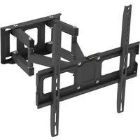LALAHO TV-Wandhalterung TV Wandhalterung, Schwenkbare Neigbare TV Halterung für Fernseher, (bis 55 Zoll, 10° nach oben und unten, 30° nach links und rechts verstellbar)