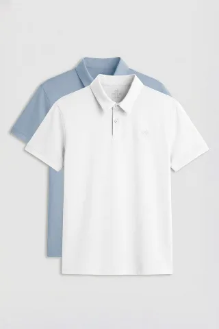 Herren Polo-T-Shirt aus Baumwollmischung