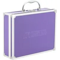 ECI Tools Werkzeugkoffer Aluminium Koffer Lila Box mit Schaumstoffeinlage 560025