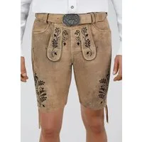 Spieth & Wensky Lederhose Hofmeister mit Stickerei am Beinabschluss