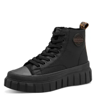 s.Oliver Shoes - Da.-Stiefel black uni - Gr. - 37
