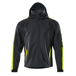 MASCOT Gandia Hard Shell Jacke HARDWEAR Schwarz / Hi-vis Gelb M - 15001-222-0917-M