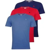 U.S. Polo Assn. T-Shirt T-Shirt 3 Pack Kurzarmshirt (3-tlg., 3)