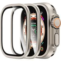 SmartUP Smartwatch-Hülle 2X Schutzglas für Apple Watch Ultra 3 / Ultra2 / Ultra 49mm Titan, Displayschutzglas