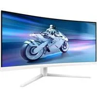 Evnia 34M2C5501A, Gaming-Monitor 86.4 cm (34 Zoll), weiß, WQHD, VA, Curved, Ambiglow, Dynamic Lighting, USB-Hub, 180Hz Panel