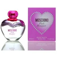 Moschino Eau de Toilette Pink Bouquet, Glasflakon, Parfüm EDT, Damenduft