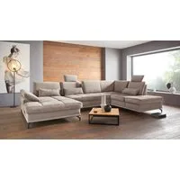 OTTO home Wohnlandschaft Costello U-Form, B: 363 cm mit Sitztiefen- & Armteilverstellung, optional Bettfunktion & Bettkasten