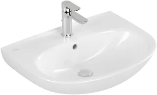 Villeroy & Boch Waschbecken O.novo 600x460mm Oval mit Überlauf Weiss Alpin CeramicPlus 4A4062R1