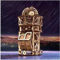 UGEARS Modellbausatz Tourbilllon-Tischuhr Sternengucker aus Holz, (338-tlg)