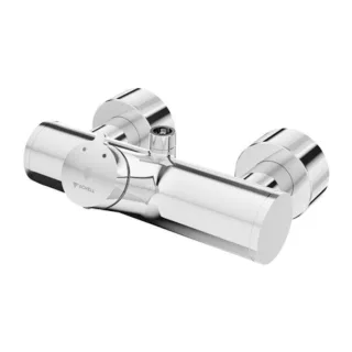Schell Vitus Brause-Selbstschlussarmatur 016060699 Duschanschluss oben, thermische Desinfektion, AP, für Mischwasser, verchromt
