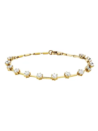 Julie Julsen Armband 925 Silber vergoldet Zirkonia weiß