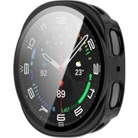 SmartUP Smartwatch-Hülle für Samsung Galaxy Watch 8 40mm / 44mm Schutzglas Display Case Tasche, kompletter Rundumschutz