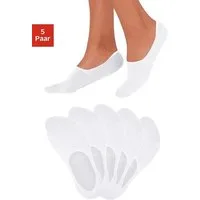 Bench. Füßlinge Damen Unsichtbare Sneaker Socken, (Packung, 5-Paar, No Show) für weit ausgeschnittene Schuhe, Loafers, Halbschuhen, Oxford-Schuhe