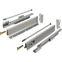 SO-TECH® Schubkasten Schubladensystem Modern Box Zargenhöhe 135 mm, Nennlänge 250-550 mm Soft-Close