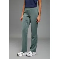 Laura Scott Jerseyhose SPORTY-BOOTCUT aus Polyester und Elasthan, unifarbene Optik