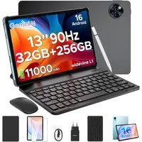 DOOGEE DOOGEE U13 Android 16 Tablet 13 Zoll, 90Hz, 6+256GB, 11000mAh, gaming Tablet (13", Android 16, 13MP+8MP, 7,8mm dünn, WiFi5, GPS, Tastatur+Stift+Maus+Hülle Set)