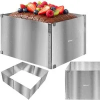 Ruhhy Backform Kuchenbackform Tortenrand, (Spar-Set 1-tlg), passt sich verschiedenen Rezepten und Backformen problemlos an