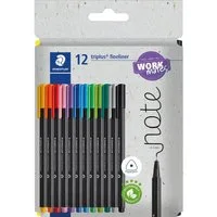 STAEDTLER Fineliner Fineliner triplus rPP sortiert 12 Stück