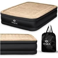VESKA Luftbett Aufblasbare Matratze Selbstaufblasend Gästebett, (mit eingebauter elektrischer Pumpe), für Camping und Heimgebrauch mit Tasche