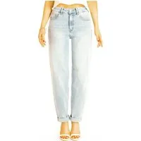 be styled High-waist-Jeans Lockere Mom Fit Boyfriend Jeans Hose High Waist Jeans - Damen - j33k mit Stretch-Anteil