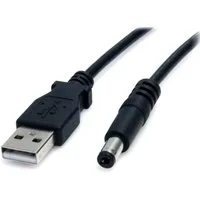 conecto Niedervolt Ladekabel (USB-A Stecker auf DC-Hohlstecker), 5,5x2,1mm, USB-Kabel
