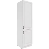 Küchen-Preisbombe Hochschrank 60 cm Küche Stilo Weiss Küchenzeile Küchenblock Einbauküche Landhaus