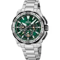 Festina Chronograph Chrono Bike 2025 F20724/3, Quarzuhr, Armbanduhr, Herrenuhr, Edelstahlarmband, analog, Tag