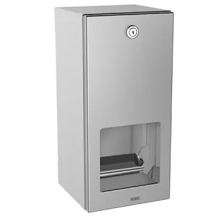 KWC Aquarotter WC-Doppelrollenhalter, RODAN, Edst., 144x301x138 mm, Aufputz, 2000090072 2000090072