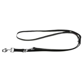 Kerbl VEGAS Führleine schwarz, ausschnallbar 22 mm 240 cm
