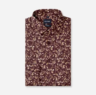 OLYMP - Modern Fit Hemd rot - Gr. - 39