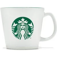 Starbucks Frühstücks-Geschirrset Starbucks Iconic Core Mug Tasse 12oz 356ml weiß mit grünem Logo
