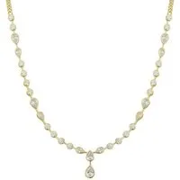 ROUGEMONT Collier Funkelnde Damen Halskette aus 925 Sterling Silber